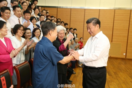 【天津装饰】习近平回到母校看望师生 祝贺教师节