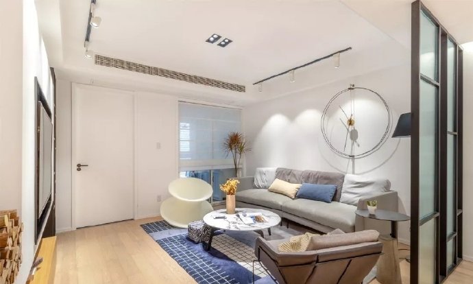 【98平现代风格】98㎡现代简约两居室，浪漫舒适的空间